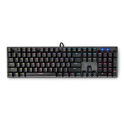 Nedis Wired Gaming Keyboard | USB Type-A | Mechanical Keys | LED | QWERTY | US Layout | USB Powered | Power cable length: 1.50 m | Gaming