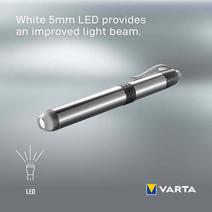 Varta LED Torch 3 lm Silver