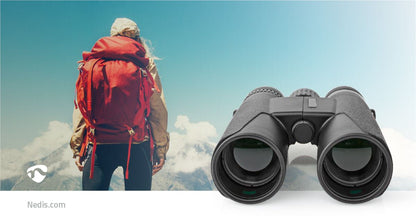 Nedis Binocular | Magnification: 10 x | Objective lens diameter: 42 mm | Field of view: 96 m | Travel bag included | Black