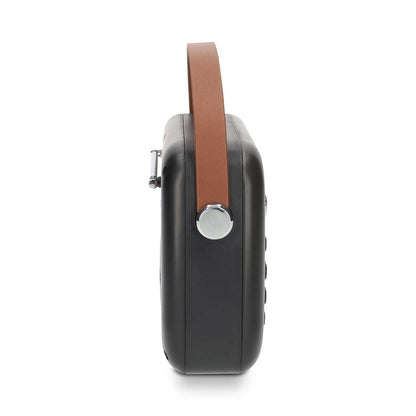 Nedis RDFM2600BK | FM Radio | Portable Design | Bluetooth® / FM | Accu Powered / USB Powered | Analogue | 10 W | Bluetooth® | Black