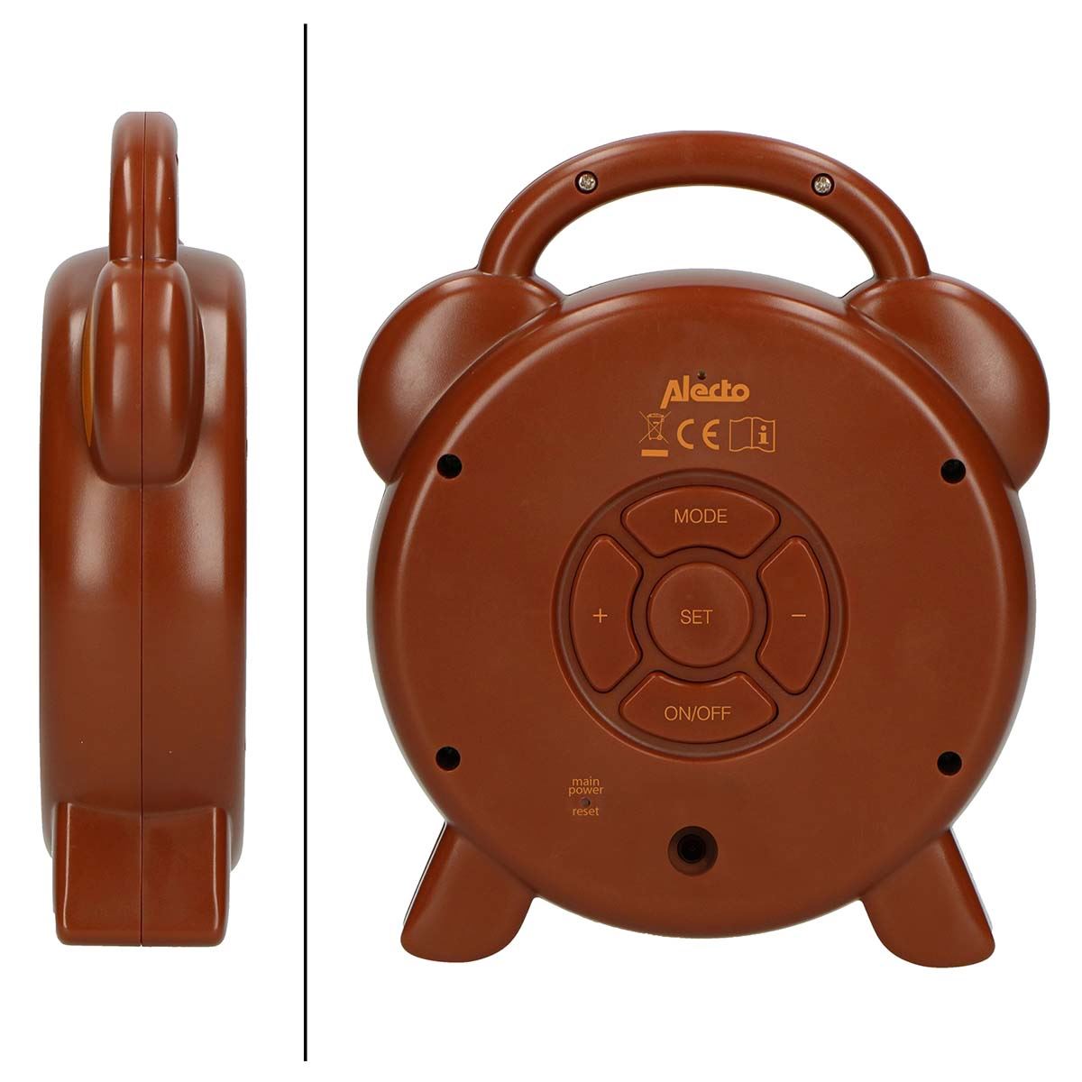 Alecto BC-100 MONKEY | Sleep Trainer & Night Lamp Light / Alarm Clock | Monkey