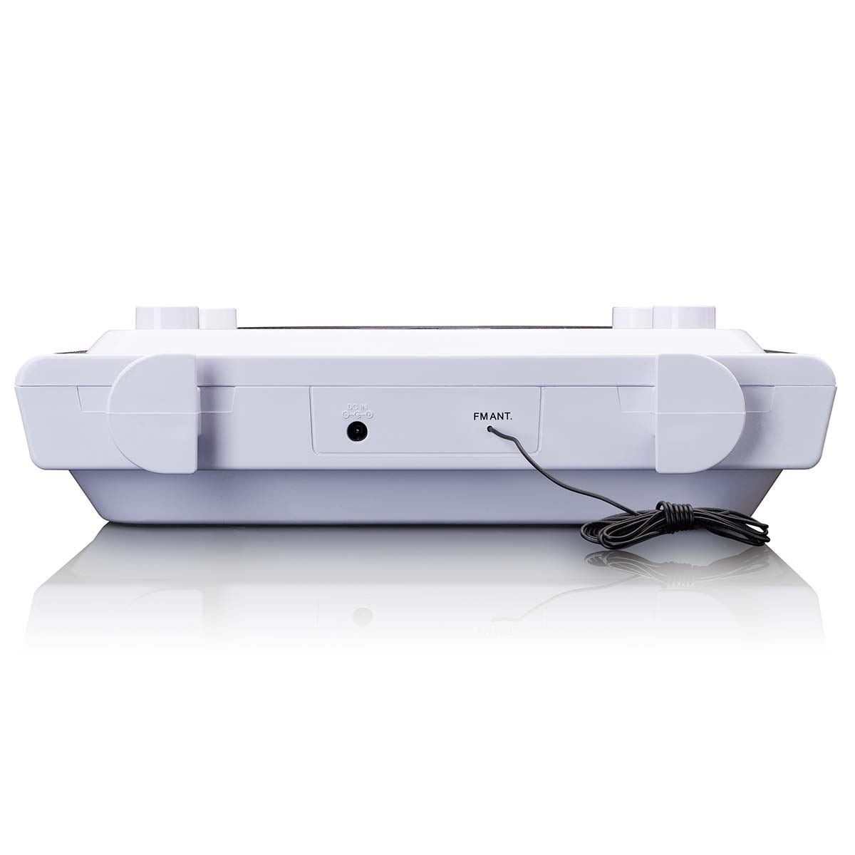 Lenco KCR-150WH | Under Cabinet Kitchen Clock FM Radio | CD Player | Bluetooth® Speaker | Remote Control | White