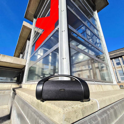 Nedis Bluetooth® Party Boombox | 6 hrs | 2.0 | 50 W | Media playback: AUX / USB | IPX5 | Linkable | Carrying handle | Party lights | Black