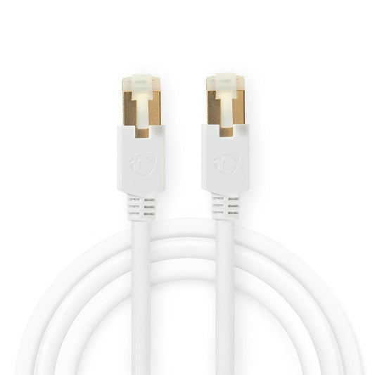 Nedis CCBW85221WT100 | CAT6 Network Cable | RJ45 Male | RJ45 Male | S/FTP | 10.0 m | Round | LSZH / PVC | White | Window Box