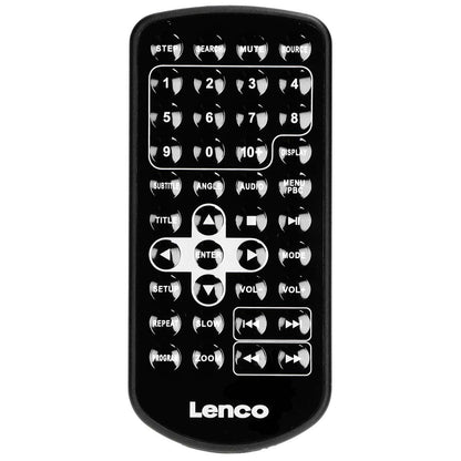 Lenco 2x 9” portable DVD player with USB SD built-in battery headphone and bracket Black