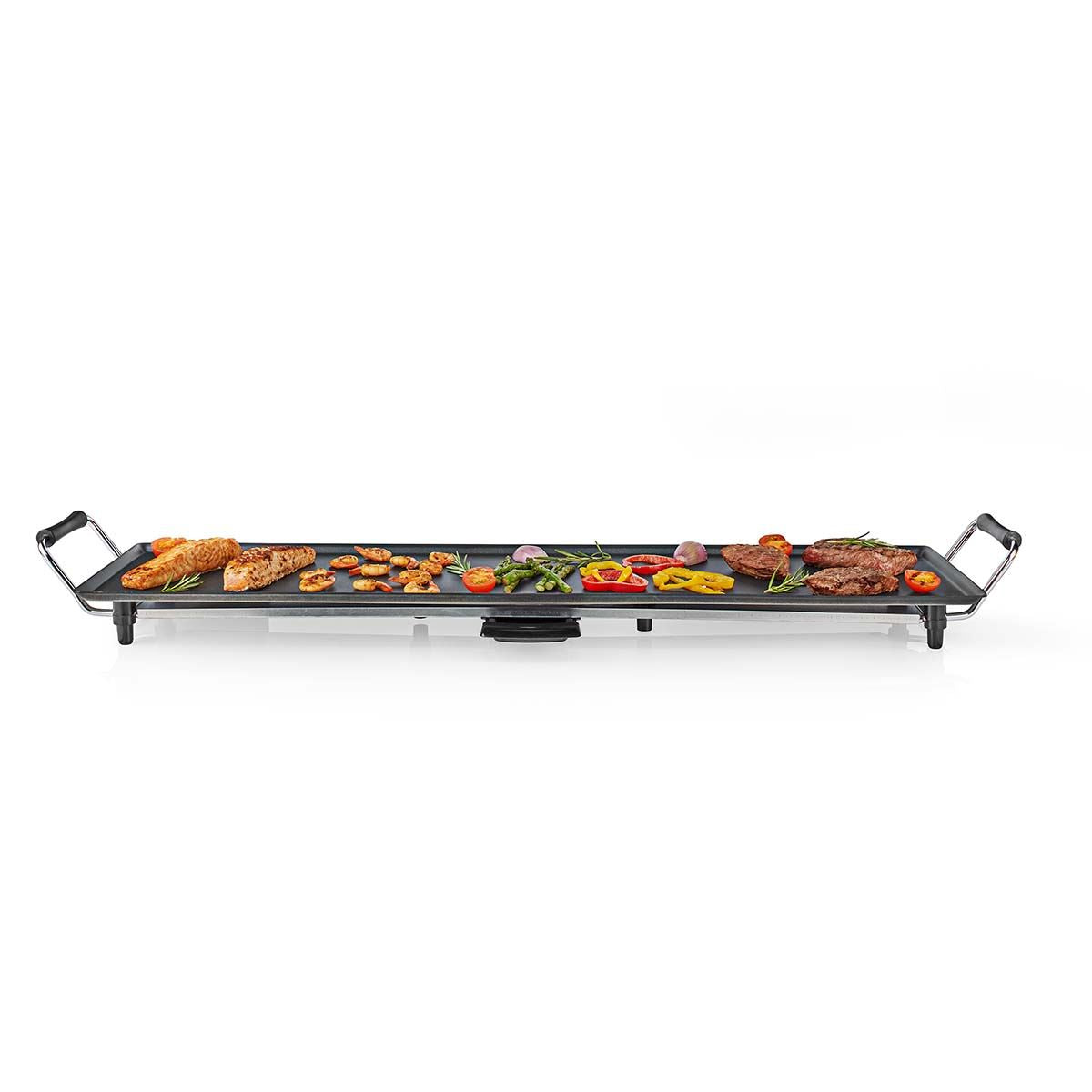 Nedis Teppanyaki Table Grill | Baking surface ( l x w ): 90 x 23 cm | 5 Heat Settings