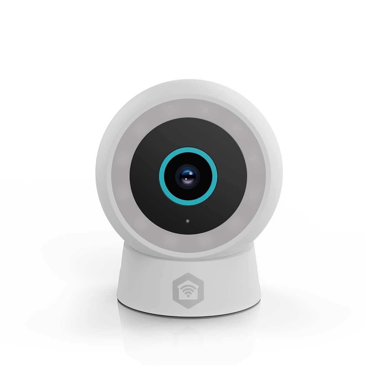 Nedis SmartLife Outdoor Camera | Wi-Fi | Spotlight | 3MP Full HD 1296p | IP65 | Cloud Storage (optional) / microSD (not included) / Onvif | 5 V DC | With motion sensor | Night vision | White