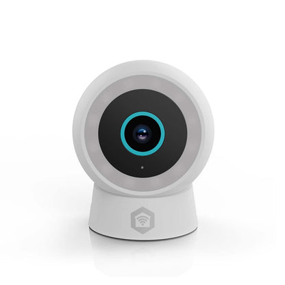 Nedis SmartLife Outdoor Camera | Wi-Fi | Spotlight | 3MP Full HD 1296p | IP65 | Cloud Storage (optional) / microSD (not included) / Onvif | 5 V DC | With motion sensor | Night vision | White