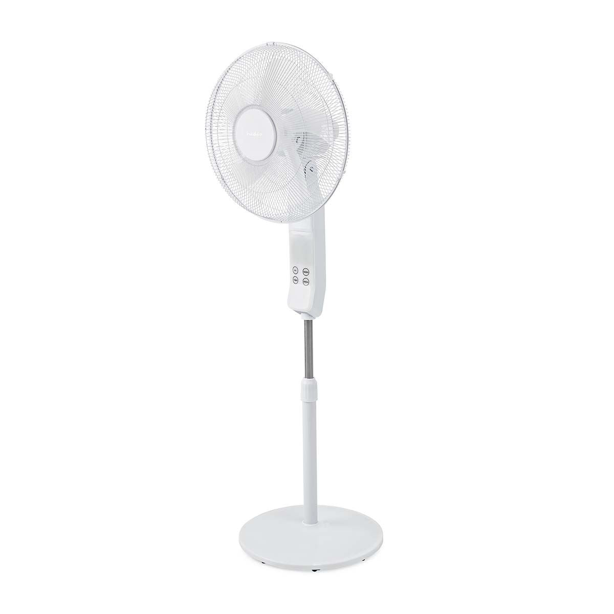Nedis SmartLife Fan | Wi-Fi | 400 mm | Adjustable height | Rotates automatically | 3-Speed | Timer | Remote control | Android™ / IOS | White