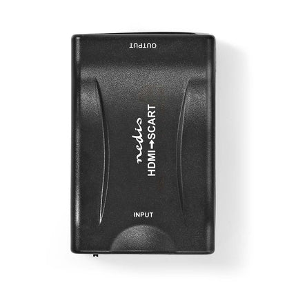 Nedis HDMI™ Converter | HDMI™ Input | SCART Female | 1-way | 1080p | 1.2 Gbps | ABS | Black