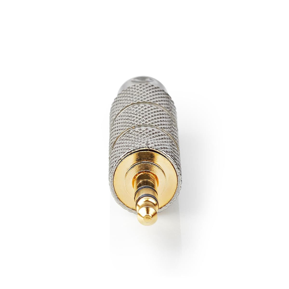Nedis CATB22935GD | Stereo Audio Adapter | 3.5 mm Male | 6.35 mm Female | Gold Plated | Straight | Metal | Gold / Metal | 1 pcs | Cover Window Box