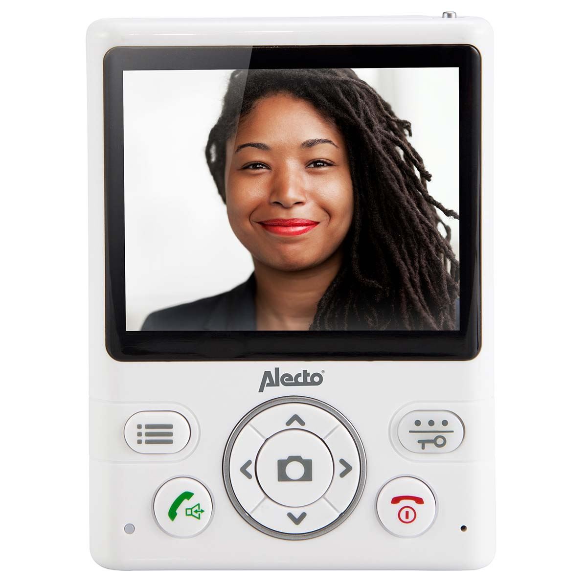 Alecto Door Video Intercom Camera | with Portable 3.5" inch Color Display Wireless Door Entry unit