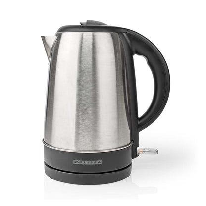 MELISSA Electric Kettle | 1.7 l | 2200 W | Stainless steel | 360° Rotating Base | Concealed Heating Element | Strix® controller | Boil-dry Protection
