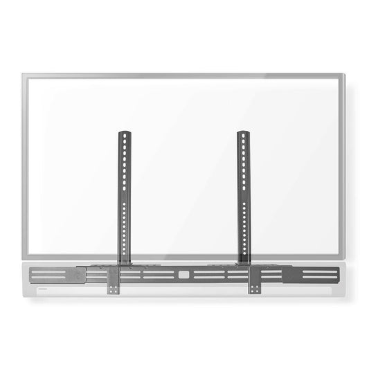 Nedis Soundbar Mount | Compatible with: Universal | Attached to the TV | 10 kg | Depth Adjustment | Steel | Black