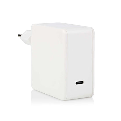 Nedis Wall Charger | 100 W | GaN | Quick charge feature | 3.0 / 5.0 A | Number of outputs: 1 | USB-C™ | Automatic Voltage Selection | White