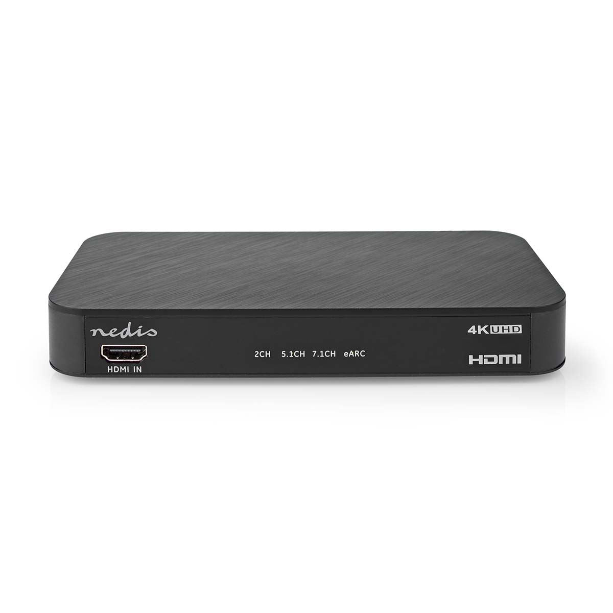 Nedis Digital Audio Converter | 2-way | Connection input: DC Power / 1x HDMI™ Input | Connection output: 1x 3.5 mm / 1x TosLink / 3x HDMI™ Output | Automatic / Push Button | Anthracite