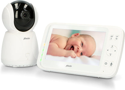 Alecto DVM-275 Video Baby Monitor | With camera | 5" Color Screen | White