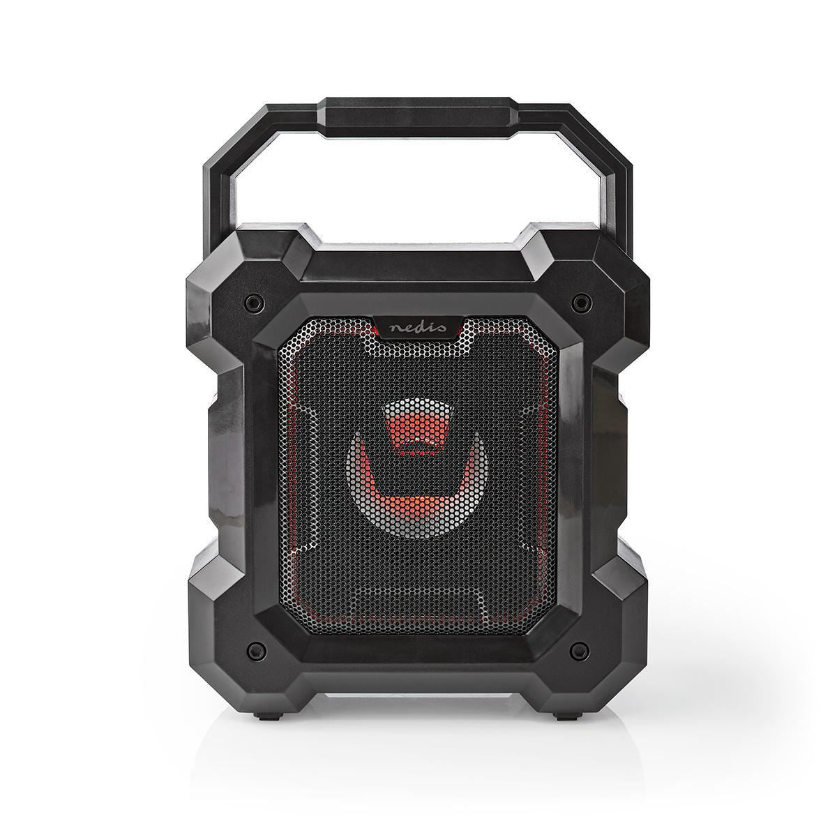 Nedis Bluetooth® Speaker | Maximum battery play time: 13 hrs | Table Design | 5 W | Mono | Built-in microphone | Black