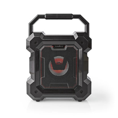 Nedis Bluetooth® Speaker | Maximum battery play time: 13 hrs | Table Design | 5 W | Mono | Built-in microphone | Black