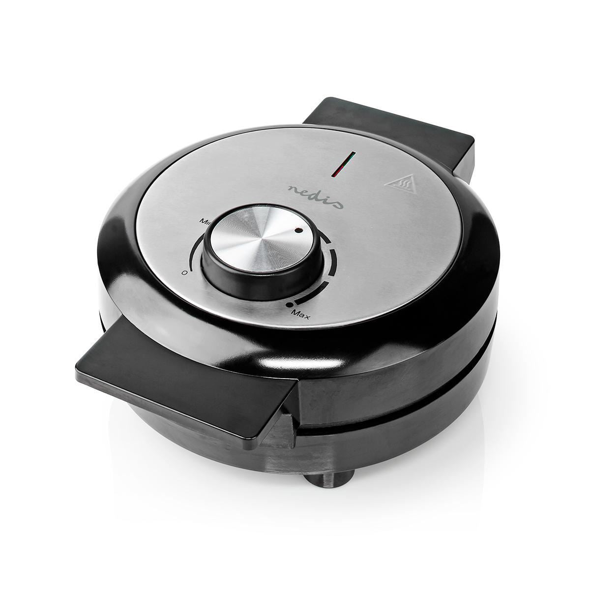 Nedis Waffle Plate | 19 cm | 1000 W | Black