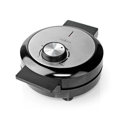 Nedis Waffle Plate | 19 cm | 1000 W | Black