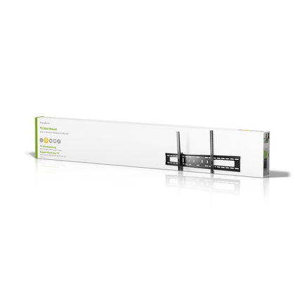 Nedis Tiltable TV Wall Mount | 60 - 100 " | Maximum supported screen weight: 75 kg | Tiltable: 5 ° | Minimum wall distance: 85 mm | Steel | Black