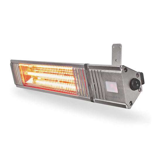 Nedis Patio Heater | 2000 W | 9 Heat Settings | Wall mountable | IP65 | Aluminium