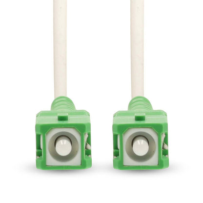 Nedis Glass Fiber Patch Cable | SMF (Single Mode Phase) | SC/APC | SC/APC | 100 Gbps | 2.00 m | White | Gift Box with Euro Lock