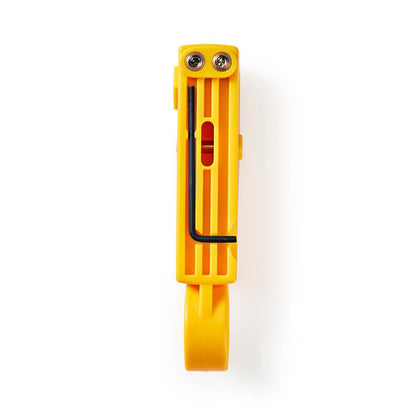 Nedis CSGG49510YE | Cable Stripping Plier | Stripping Tool | PVC / Steel | Black / Yellow