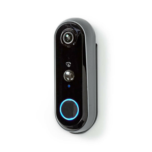 Nedis SmartLife Video Doorbell | Wi-Fi | Battery Powered | Full HD 1080p | Cloud Storage (optional) / microSD (not included) | IP54 | With motion sensor | Night vision | Grey