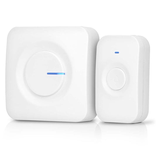 Alecto Wireless Battery Powered Doorbell | 52 Tones | White