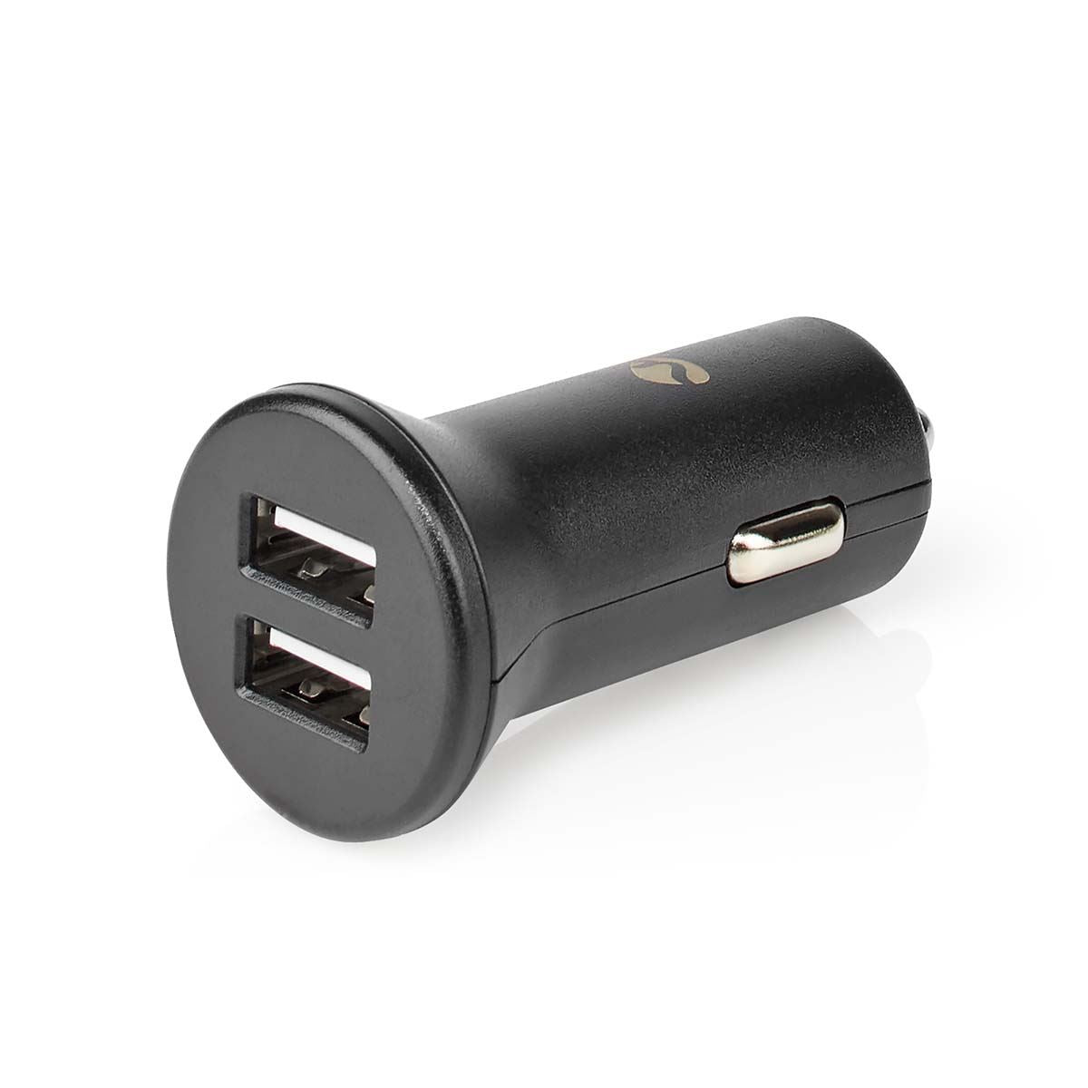 Nedis CCHAU480ABK | Car Charger | 24 W | 2x 2.4 A | Number of outputs: 2 | Port type: 2x USB-A | | Single Voltage Output