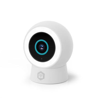 Nedis SmartLife Outdoor Camera | Wi-Fi | Spotlight | 3MP Full HD 1296p | IP65 | Cloud Storage (optional) / microSD (not included) / Onvif | 5 V DC | With motion sensor | Night vision | White