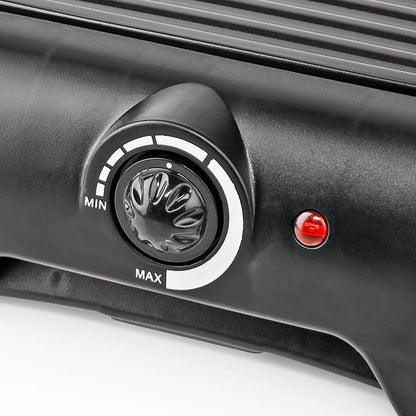 Nedis Gourmet / Raclette | Grill | 6 Persons | Spatula | Temperature setting | Non stick coating | Rectangle