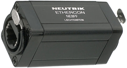 Neutrik EtherCON RJ45 feedthrough coupler for cable extensions