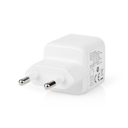 Nedis Wall Charger | Quick charge feature | 1.67 / 2.22 / 3.0 A | Number of outputs: 1 | USB-C™ | Automatic Voltage Selection | White