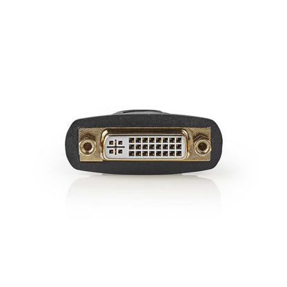 Nedis HDMI™ Adapter | HDMI™ Input | DVI-D 24+1-Pin Female | Nickel Plated | Straight | ABS | Black | 1 pcs | Box