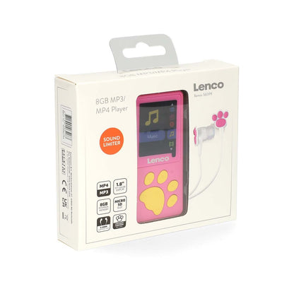 Lenco XEMIO-560PK | MP3/MP4 Player | 8GB | Pink