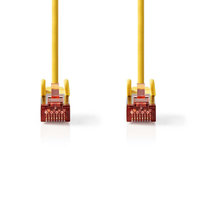 Nedis CAT6 Network Cable | RJ45 Male | RJ45 Male | S/FTP | 15.0 m | Round | LSZH | Yellow | Label