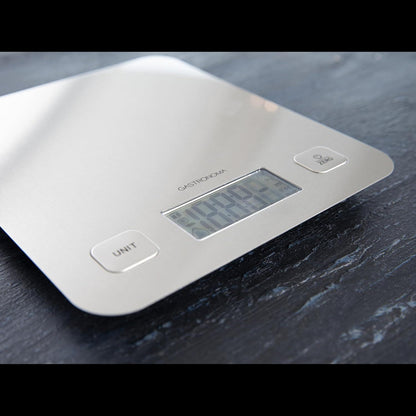Gastronoma 18310015 | Digital LCD Electronic Kitchen Scale 5 kgs | Stainless Steel