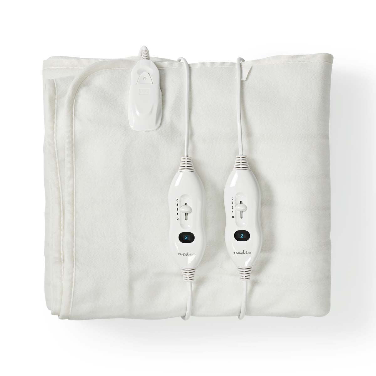 Nedis Electric Blanket | Underblanket | 2 Persons | 160 x 140 cm | 3 Heat Settings | Washable | Overheating protection | Polyester