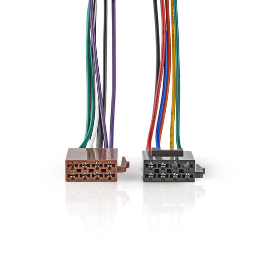 Nedis ISO Adapter Cable | ISO compatibility: Standard | 0.15 m | Round | PVC | Box