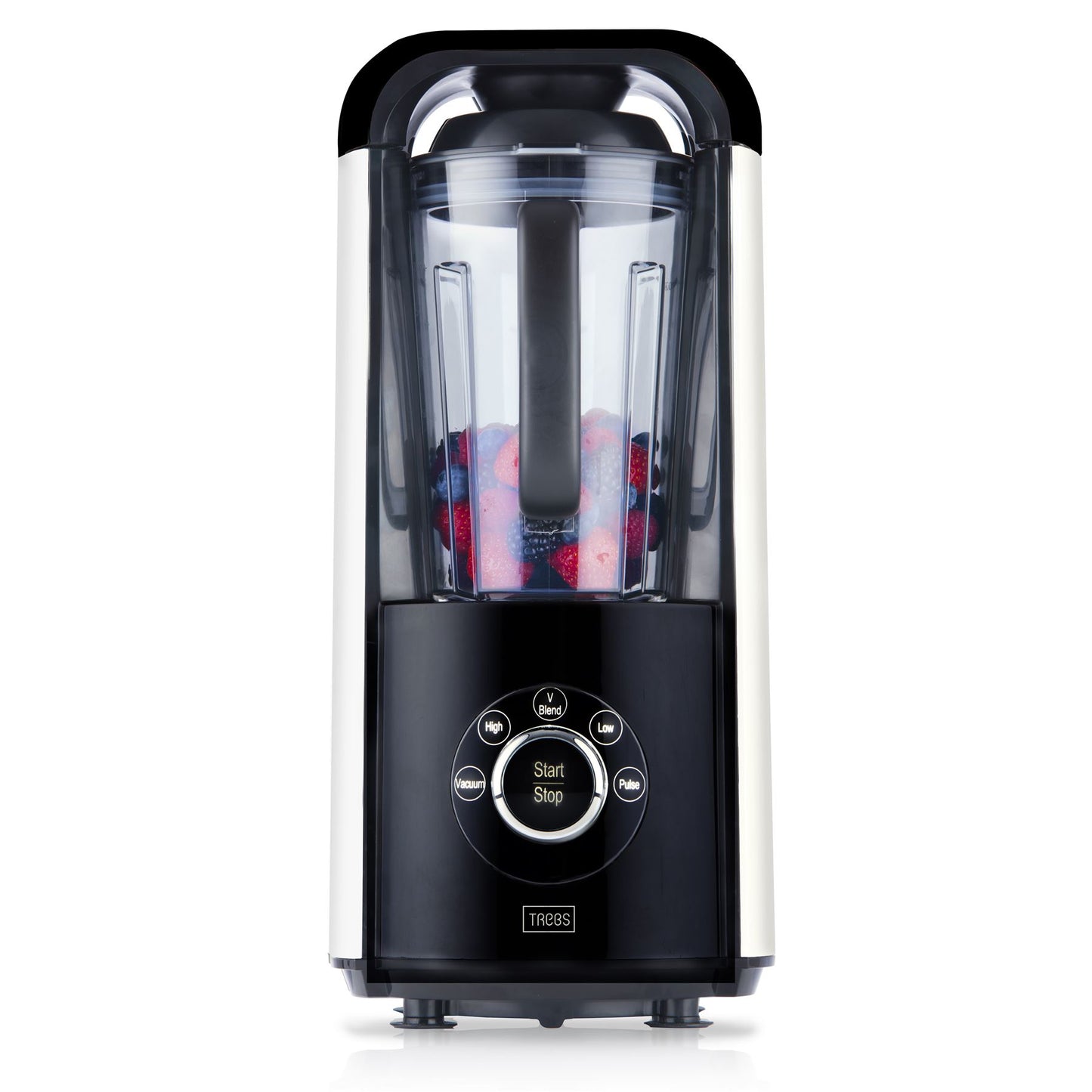 Trebs Vacuum Blender | 1.5l | 800W | 6 Stainless Steel Blades | 5 Functions | Black