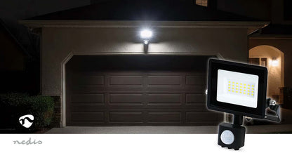 Nedis LLFLP16BLK | LED Floodlight | 4000 K | Rated luminous flux: 1620 lm | IP44 | 220 - 240 V AC 50/60 Hz | 20 W