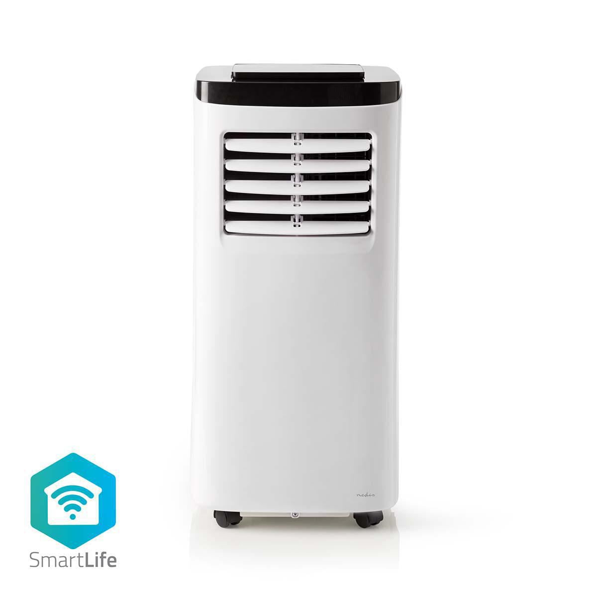 Nedis SmartLife 3-in-1 Air Conditioner | Wi-Fi | 7000 BTU | 60 m³ | Dehumidification | Android™ / IOS | Energy class: A | 2-Speed | 65 dB | White