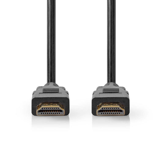 Nedis Ultra High Speed HDMI™ Cable | HDMI™ Connector | HDMI™ Connector | 8K@60Hz | 48 Gbps | 1.00 m | Round | 6.0 mm | Black | Label