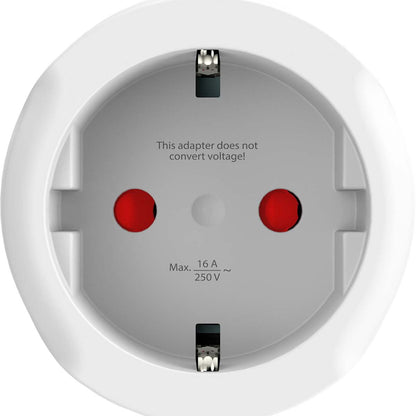 Skross SKR1500272EC | Travel adapter Europe to Switzerland + Italy + Brazil - For 2- and 3-pole devices (Grounding or Euro-plug)