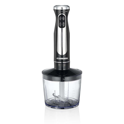 MELISSA Hand Blender 600 W | Mains Powered | Speed settings: 2-Speed Setting | Black / Silver