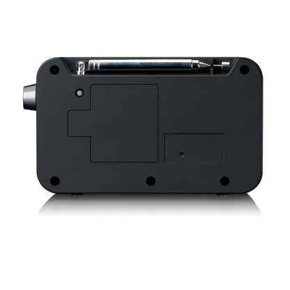 Lenco PDR-036BK | Portable DAB+ FM Radio with Bluetooth® Speaker | 2.4" TFT LCD Display | Black