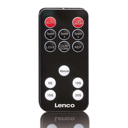Lenco LFM-220BK | 2-in-1 Party Machine | Dual-matrix RGB Lighting | Fog Machine